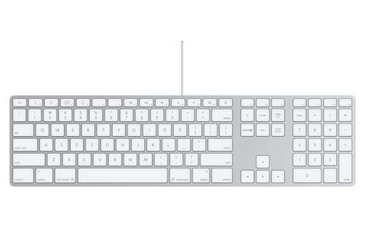 CLAVIER FILAIRE  APPLE AVEC PAVE NUM OCC